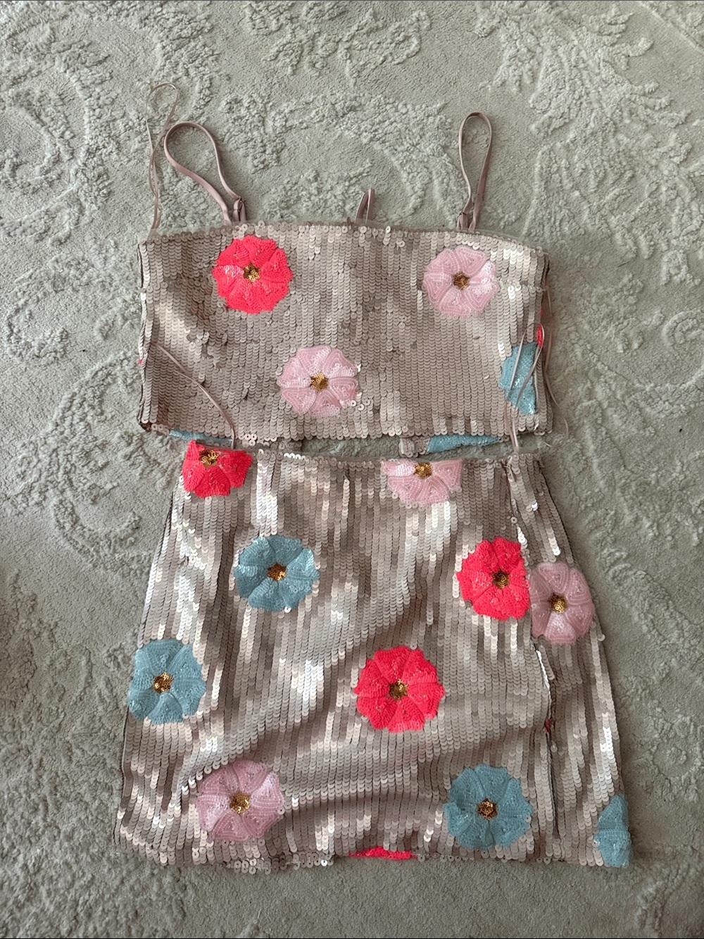 Sequin flower set